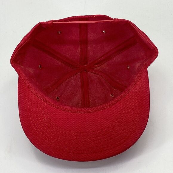 Vintage K-Brand DS Dairyland Seed Snapback Trucker Hat Red USA Made (H5) - Picture 7 of 11